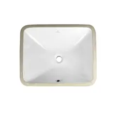 BRIGGS - Lavamanos bajo cubierta para mueble vanitorio 48x13x38 cm Imola