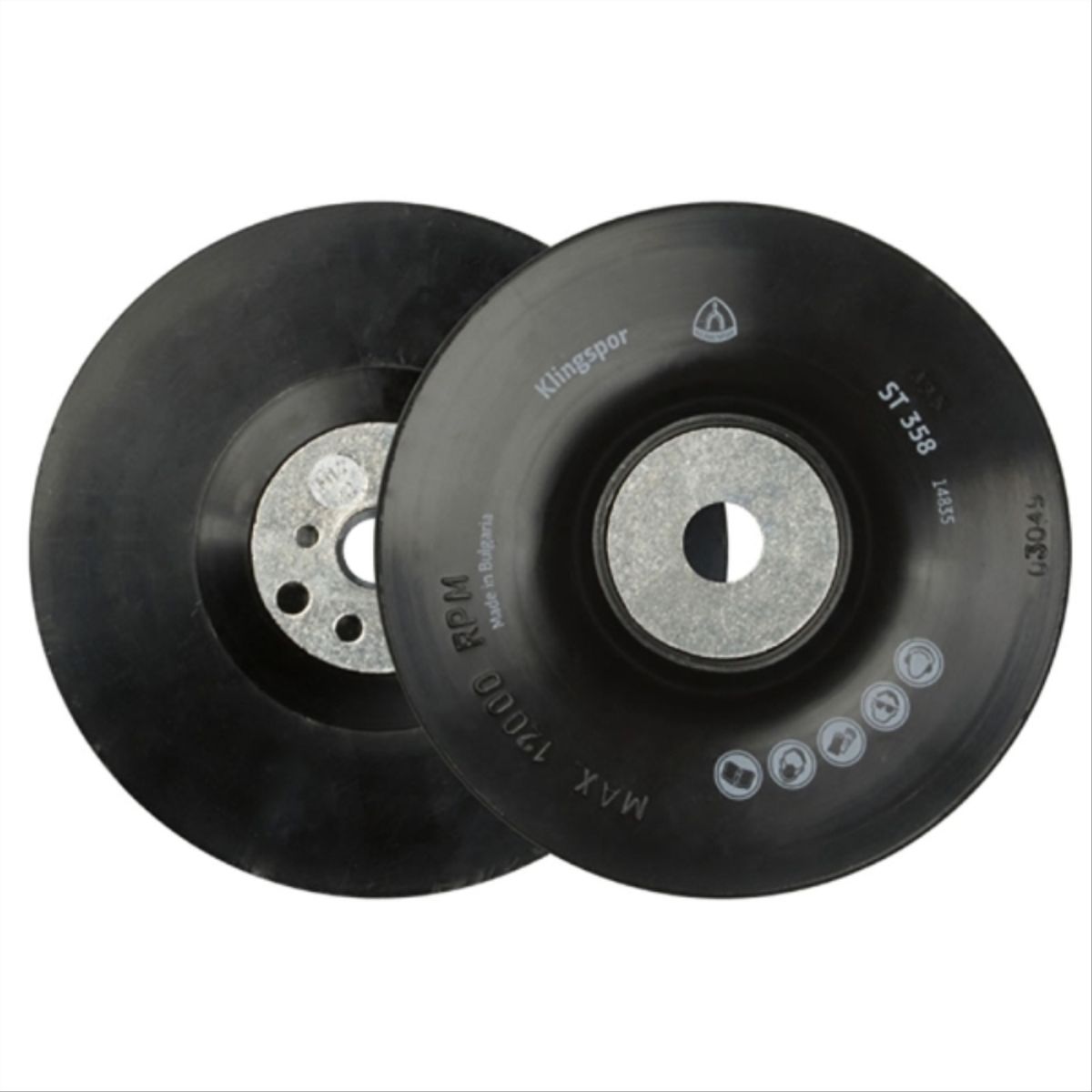 KLINGSPOR - Plato soporte disco fibra ST358 115MM Liso KL