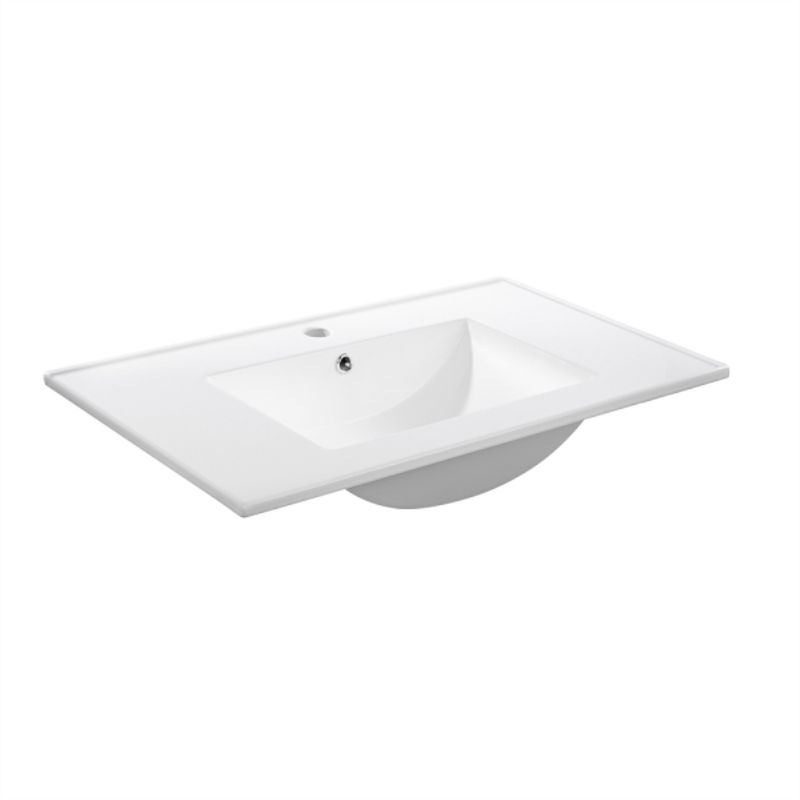 STRETTO - Cubierta sobreponer para mueble vanitorio 70x46x17 cm Mele