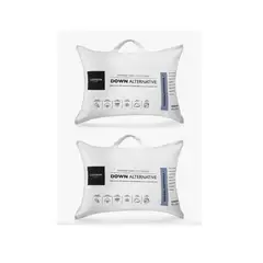 CANNON HOME - Almohadas par 2 Dow 240 Hilos Premium 50 X 70 Cannon Color Blanco