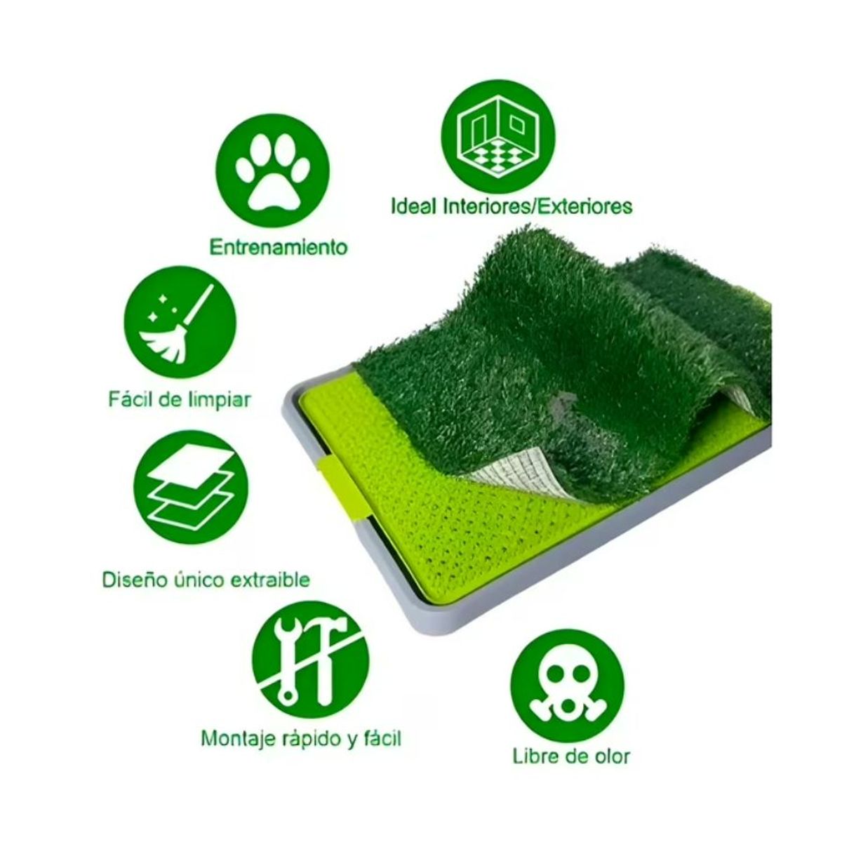 GENERICO - Tapete Baño Entrenador Para Mascota Potty Patch