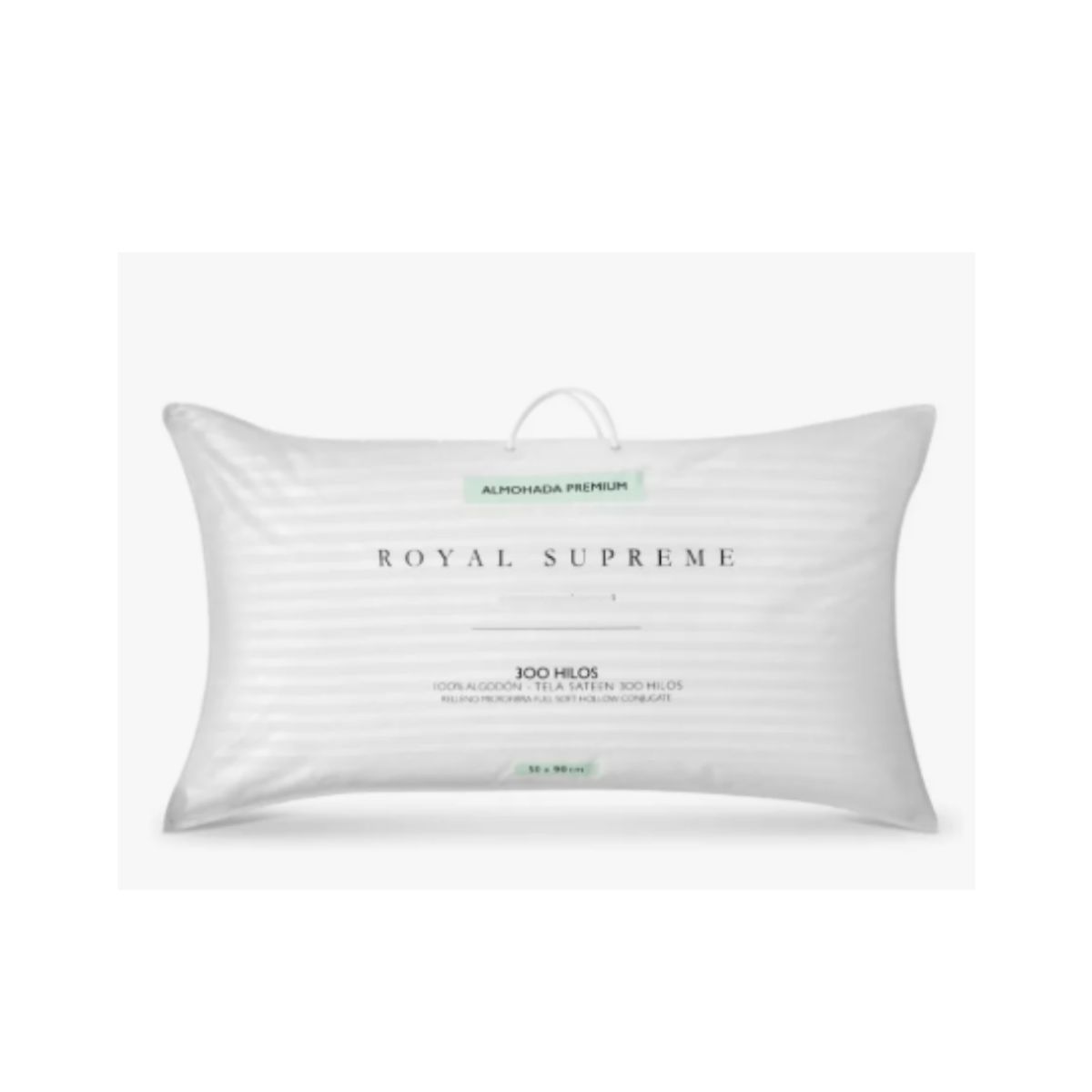 ROYAL SUPREME - Almohada Royal Supreme 50x90 Cannon 300 Hilos Blanco