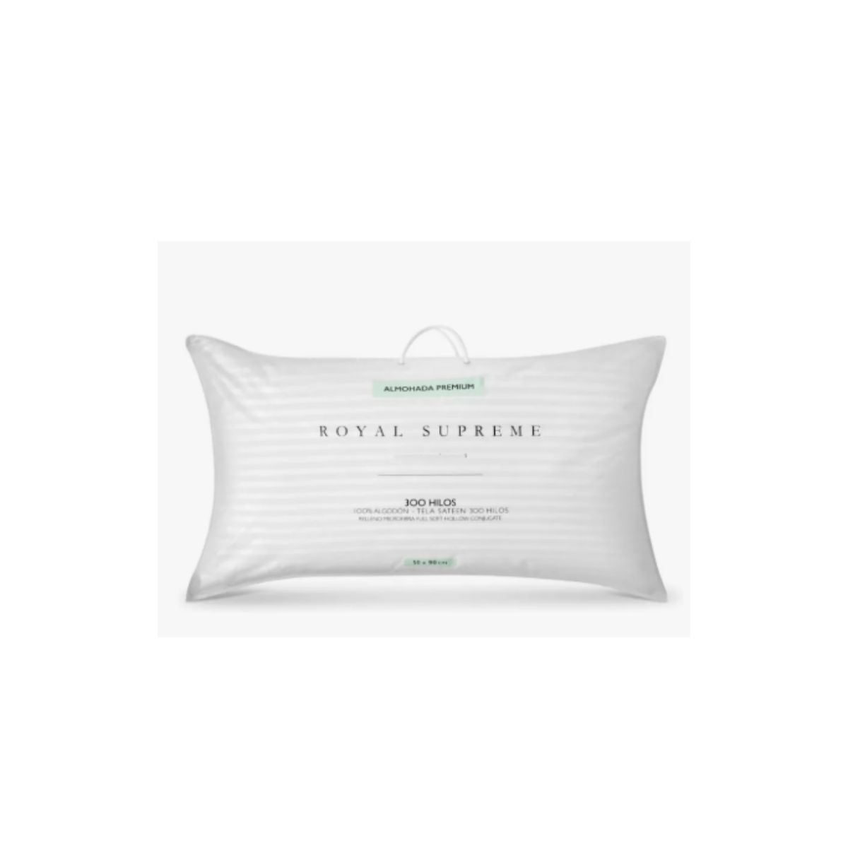 ROYAL SUPREME - Almohada Royal Supreme 50x90 Cannon 300 Hilos Blanco