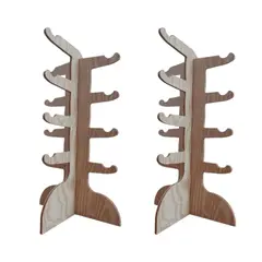 GENERICO - Pack 2 Exhibidores organizador 4 Lentes de Madera Gms