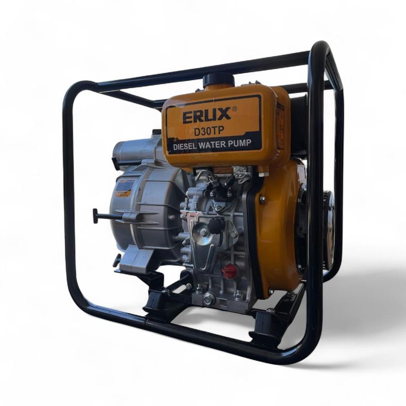 GENERICO - Motobomba Diésel 7hp 3p Erux Para Aguas Turbias Residuales