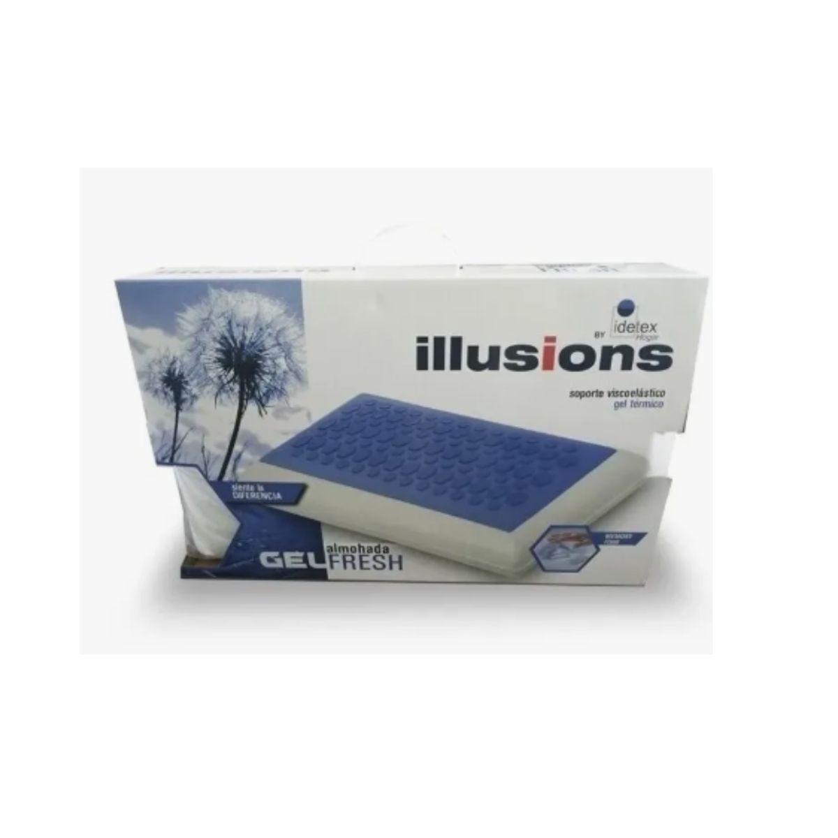 ILLUSIONS - Almohada De Espuma Viscoelástica Illussion Gel Fresh 40x60cm