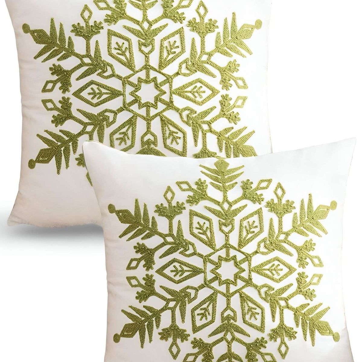 GENERICO - JUEGO DE 2 FUNDAS DE COJIN PARA NAVIDAD K12