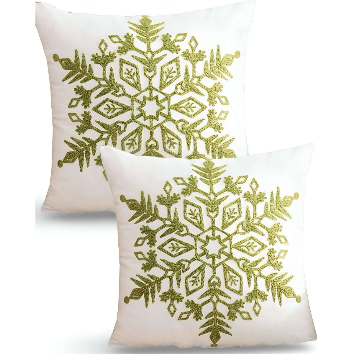 GENERICO - JUEGO DE 2 FUNDAS DE COJIN PARA NAVIDAD K12