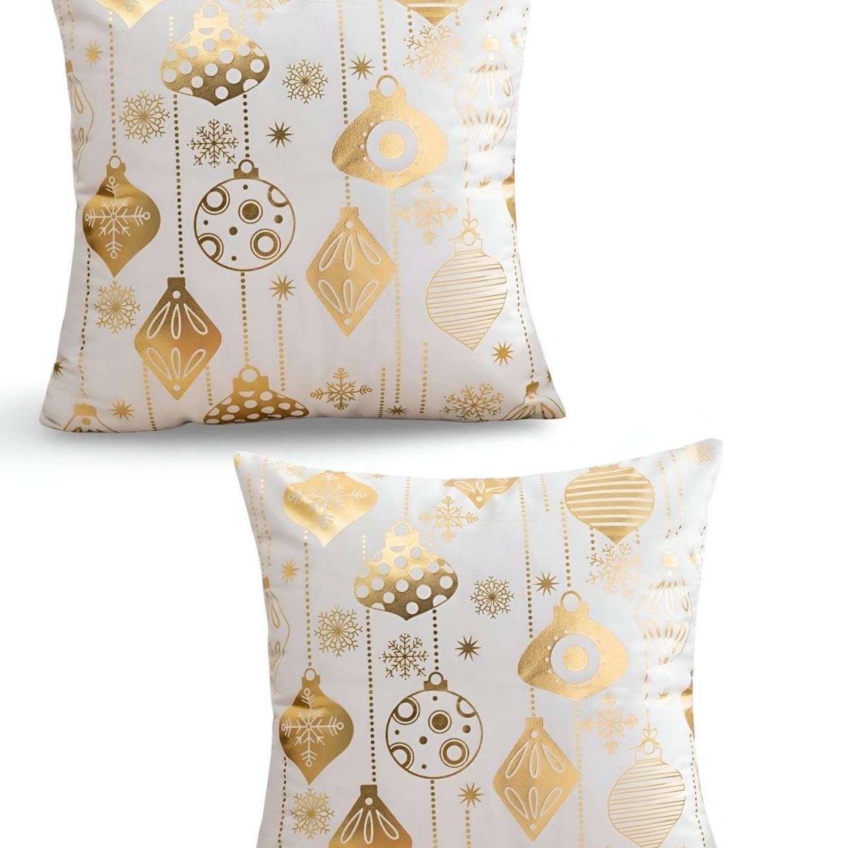 GENERICO - JUEGO DE 2 FUNDAS DE COJIN PARA NAVIDAD M13