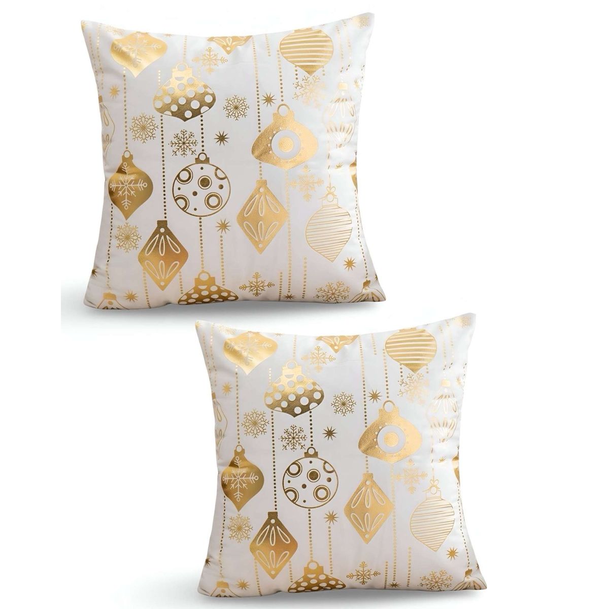GENERICO - JUEGO DE 2 FUNDAS DE COJIN PARA NAVIDAD M13