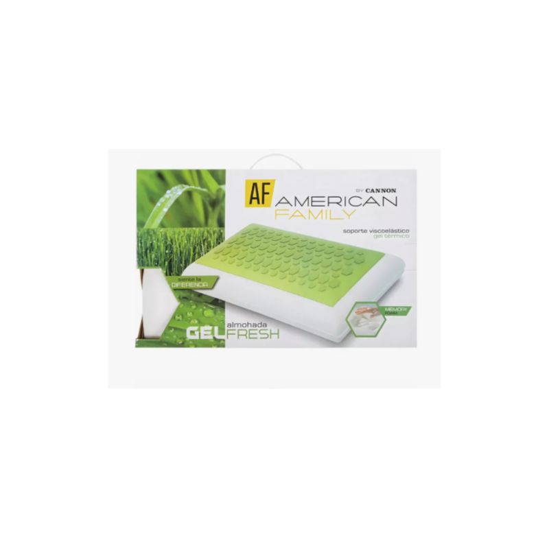 CANNON - Almohada Viscoelastica Gel Memory Foam 60x40 Cannon Blanco