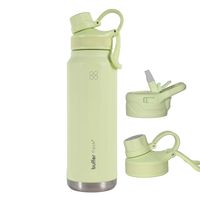 Termo Botella Agua Termica Acero Inox Buffer 1lt - Verde