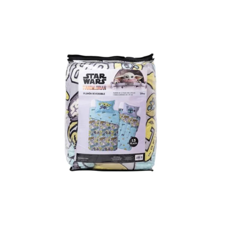 MASHINI - Plumón infantil Star wars Mandalorian 1.5 plaza