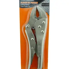 GENERICO - Alicate De Caimán Presión Boca Curva 10 Makawa