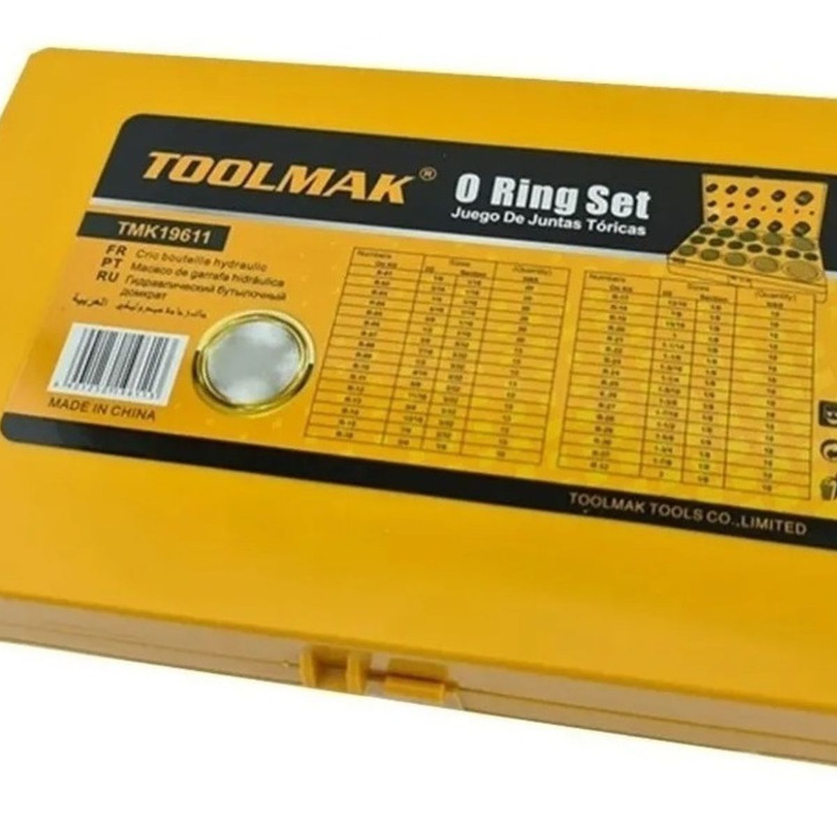 GENERICO - Juego Orrines O-ring Universales 407 Piezas Pulgadas