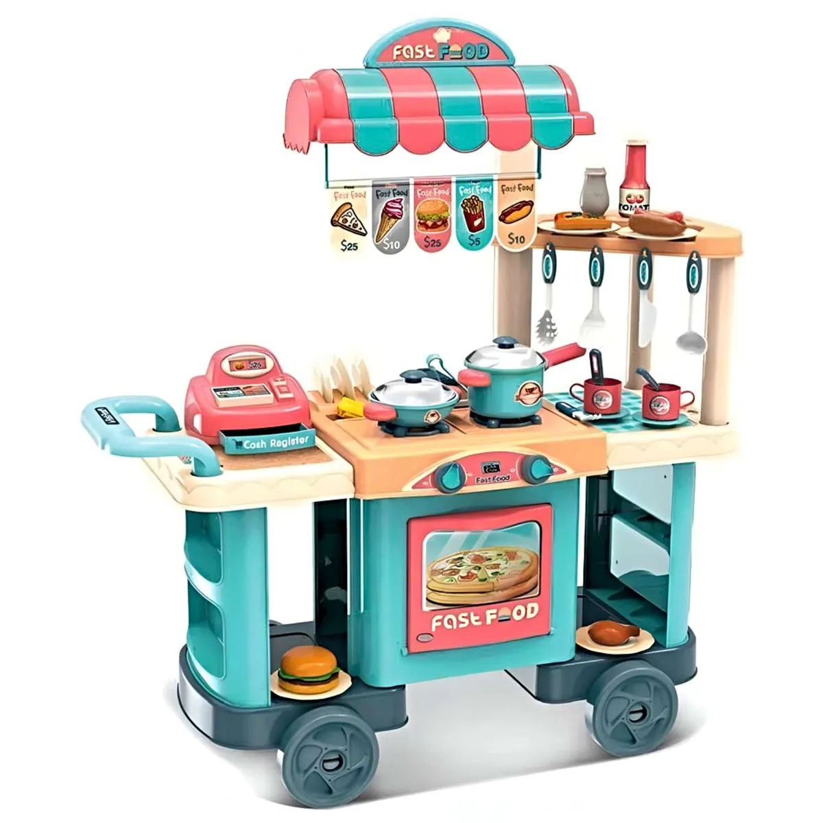 GENERICO - JUGUETE CARRITO FAST FOOD