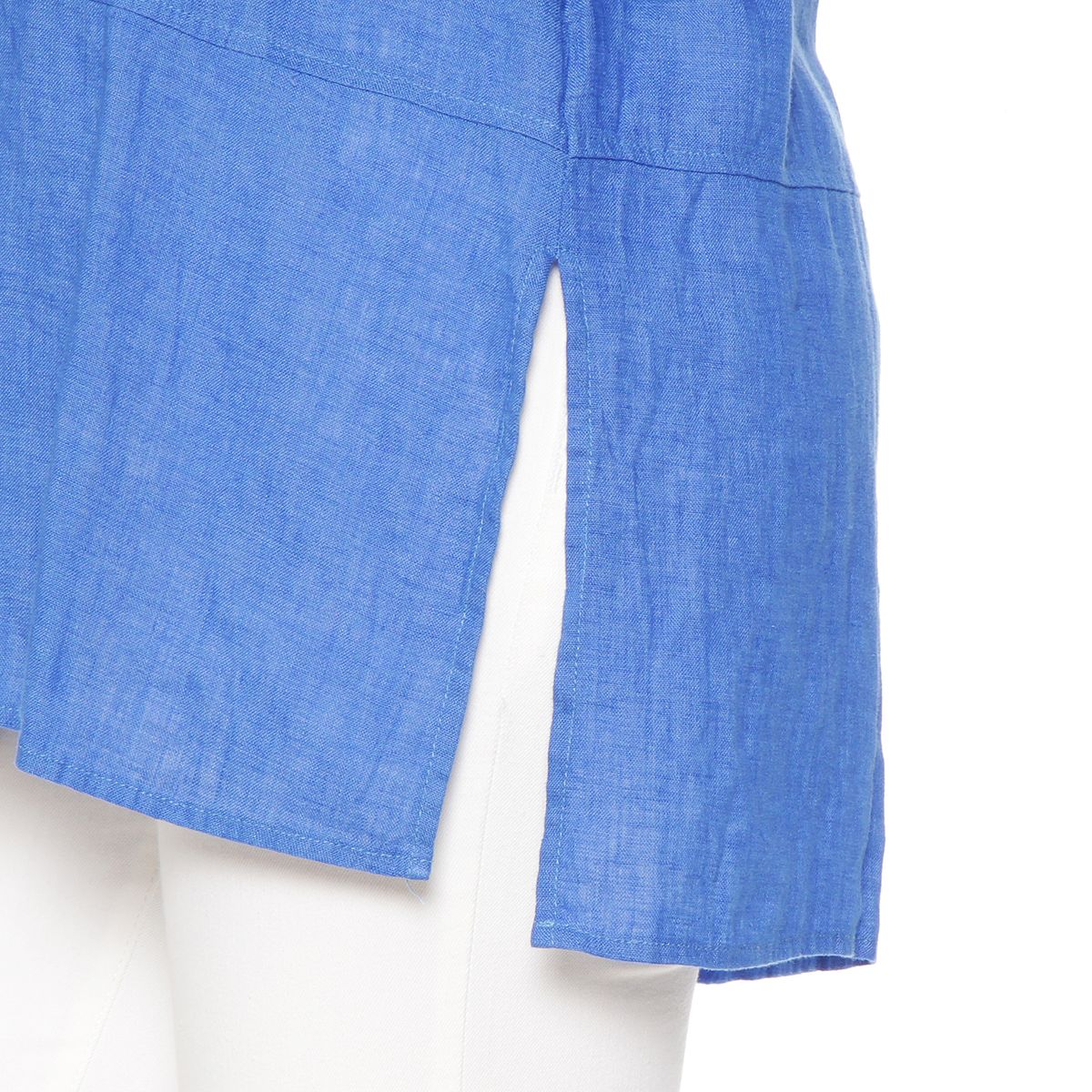 WADOS - BLUSON MANGA LARGA LINO ABOTONADO EN DELANTERO