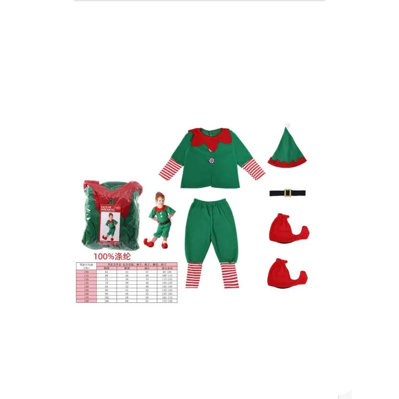GENERICO - DISFRAZ DE ELFO NAVIDEÑO 100CM
