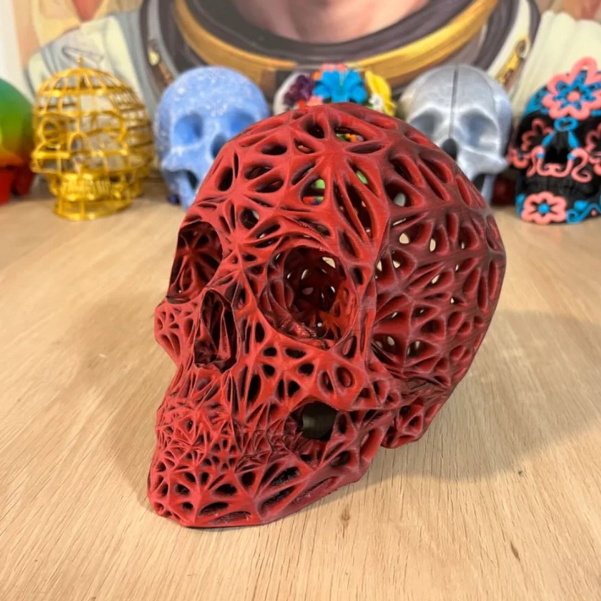 GENERICO - Decoración Voronoi - Cráneo