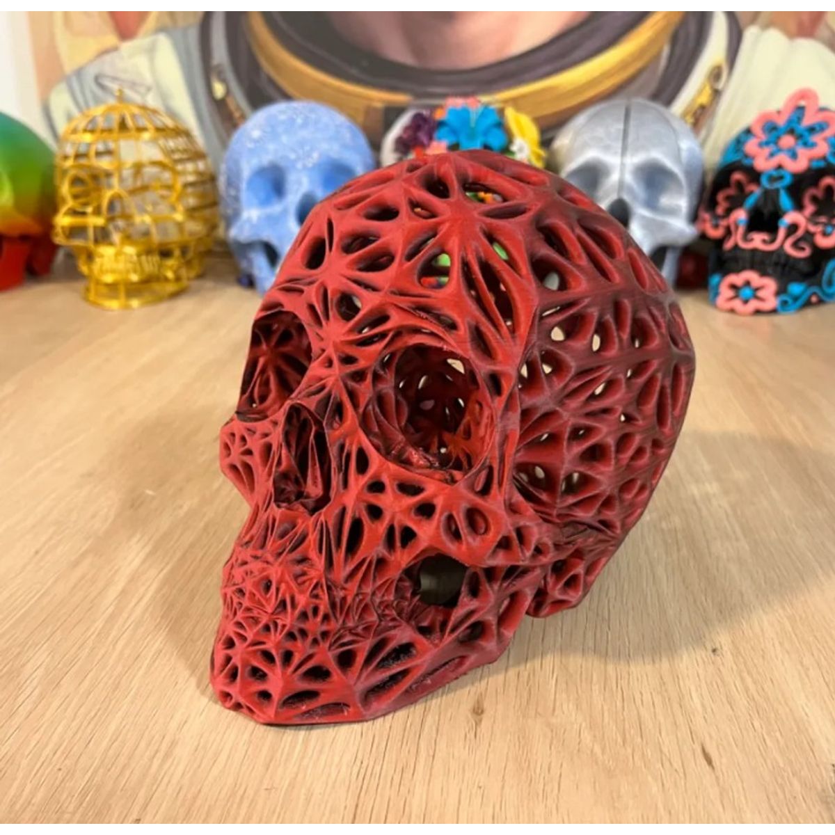 GENERICO - Decoración Voronoi - Cráneo