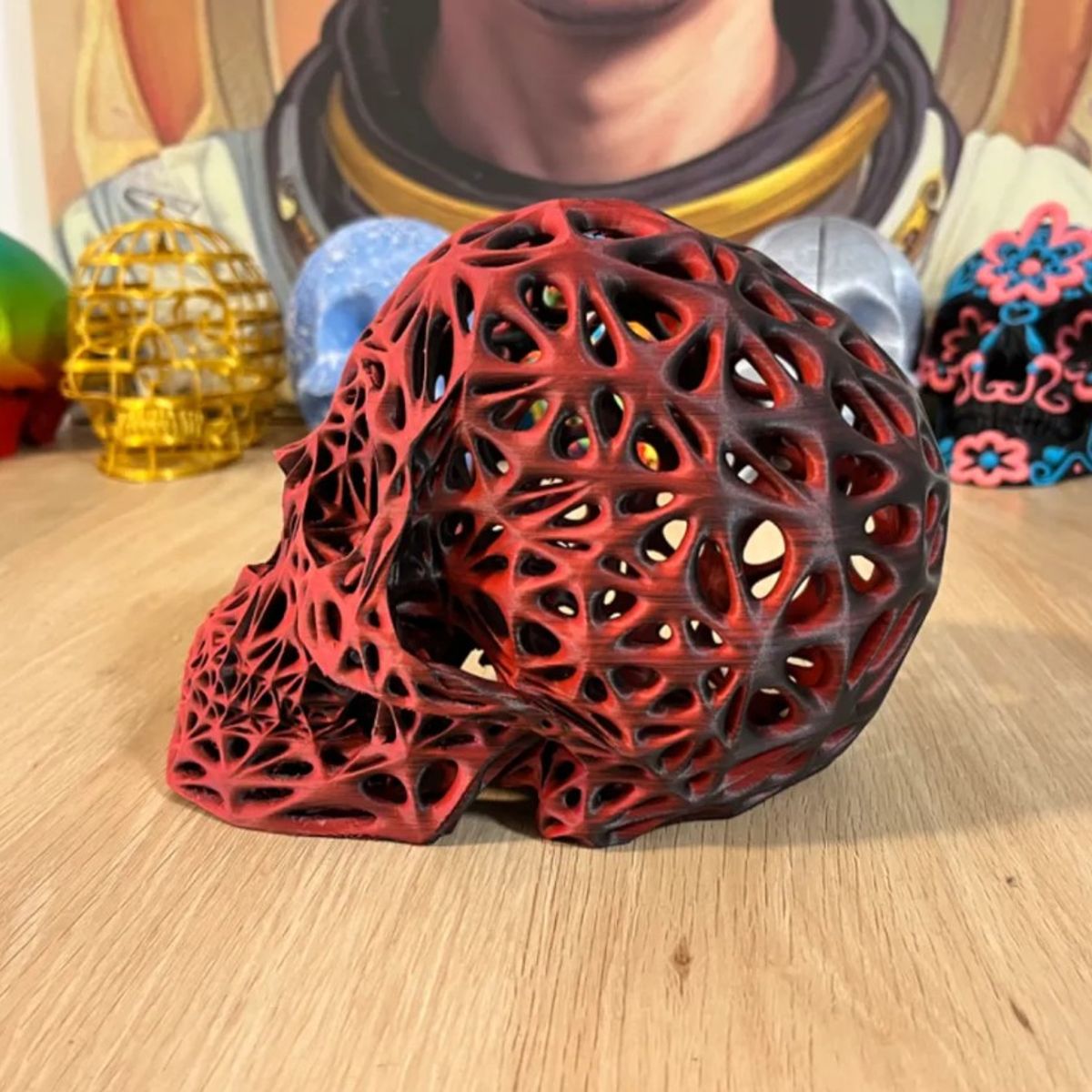 GENERICO - Decoración Voronoi - Cráneo