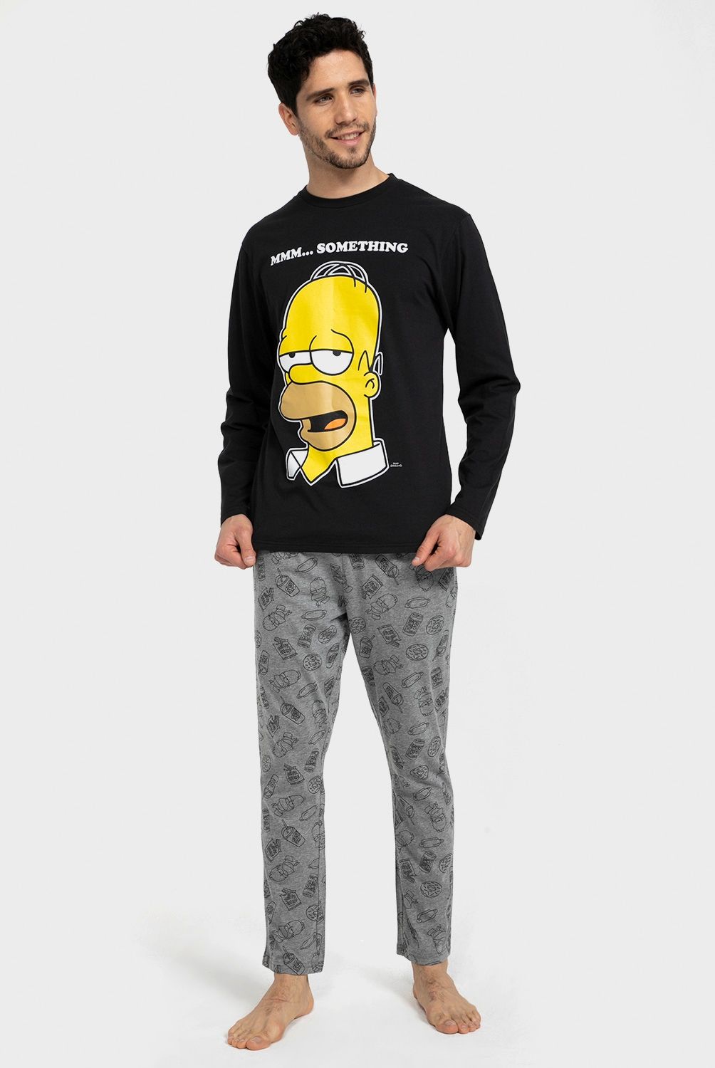 LOS SIMPSONS - Pijama Algodón Largo Hombre