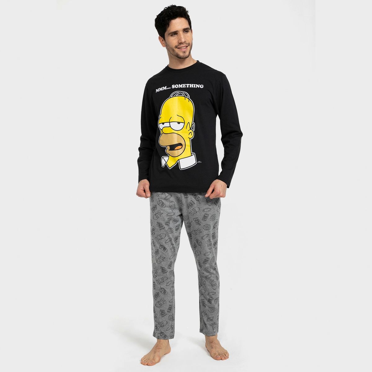 LOS SIMPSONS - Pijama Algodón Largo Hombre