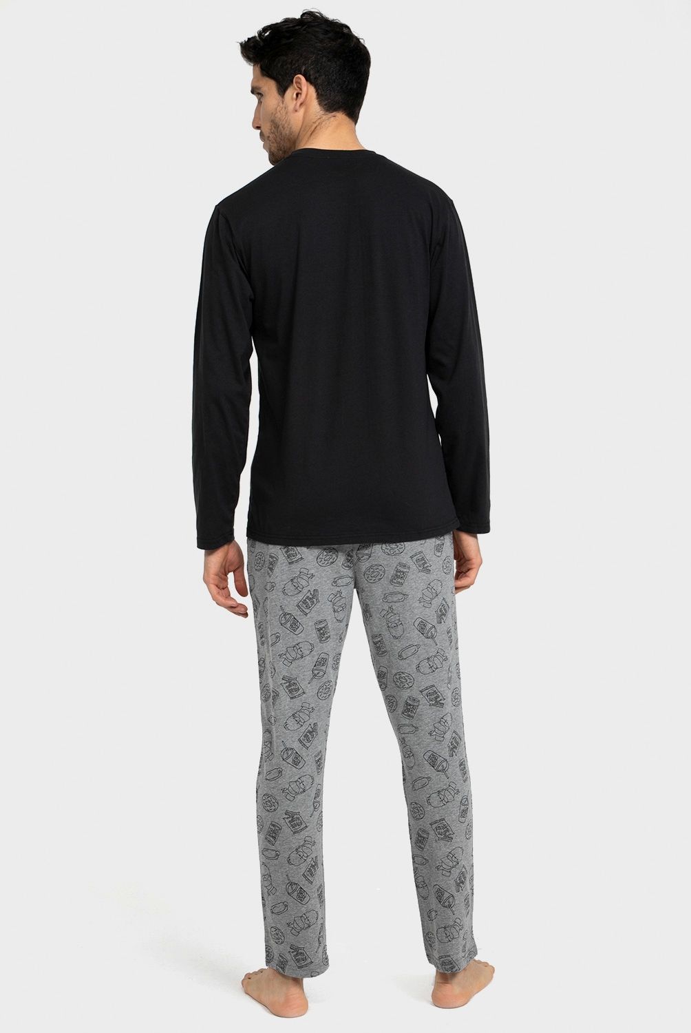 LOS SIMPSONS - Pijama Algodón Largo Hombre