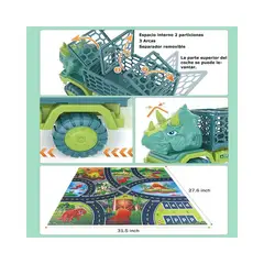 WELDMON - Juguete de Camión de Dinosaurios para Niños（Triceratops）