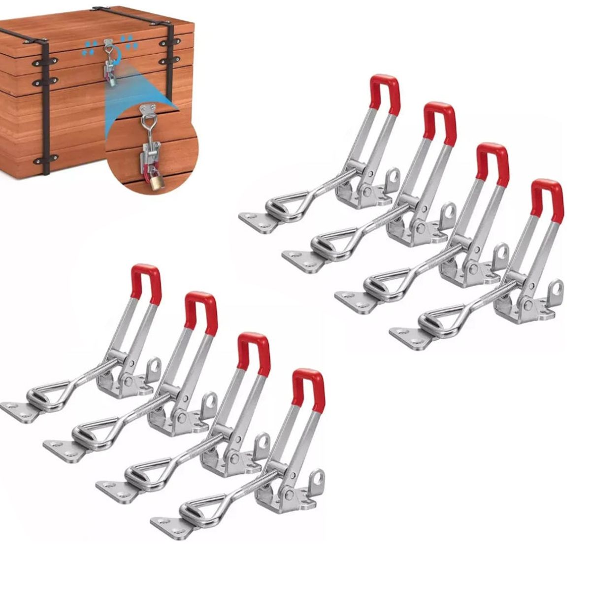 ATURE - Cerrojo Ajustable De Fijación Rápida Para Cajas Y Gabinetes