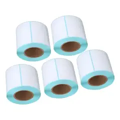 SUPERCENTER - 5 Rollos Etiquetas Térmica Autoadhesivas 60x40mm 2500 Und