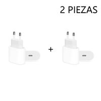 Cargador Adaptador 20W USB-C 2 piezas