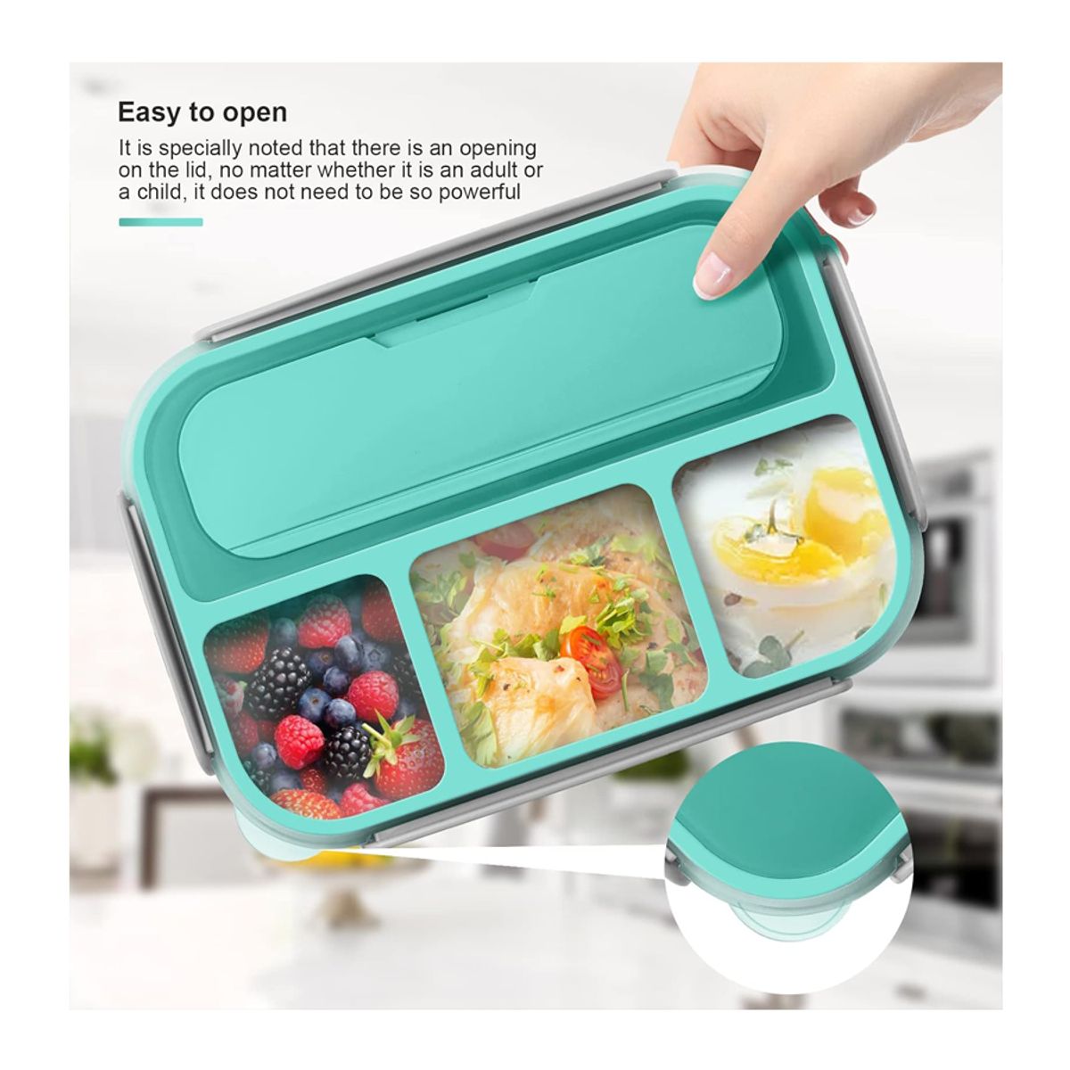 WELDMON - Fiambrera Bento Box Verde