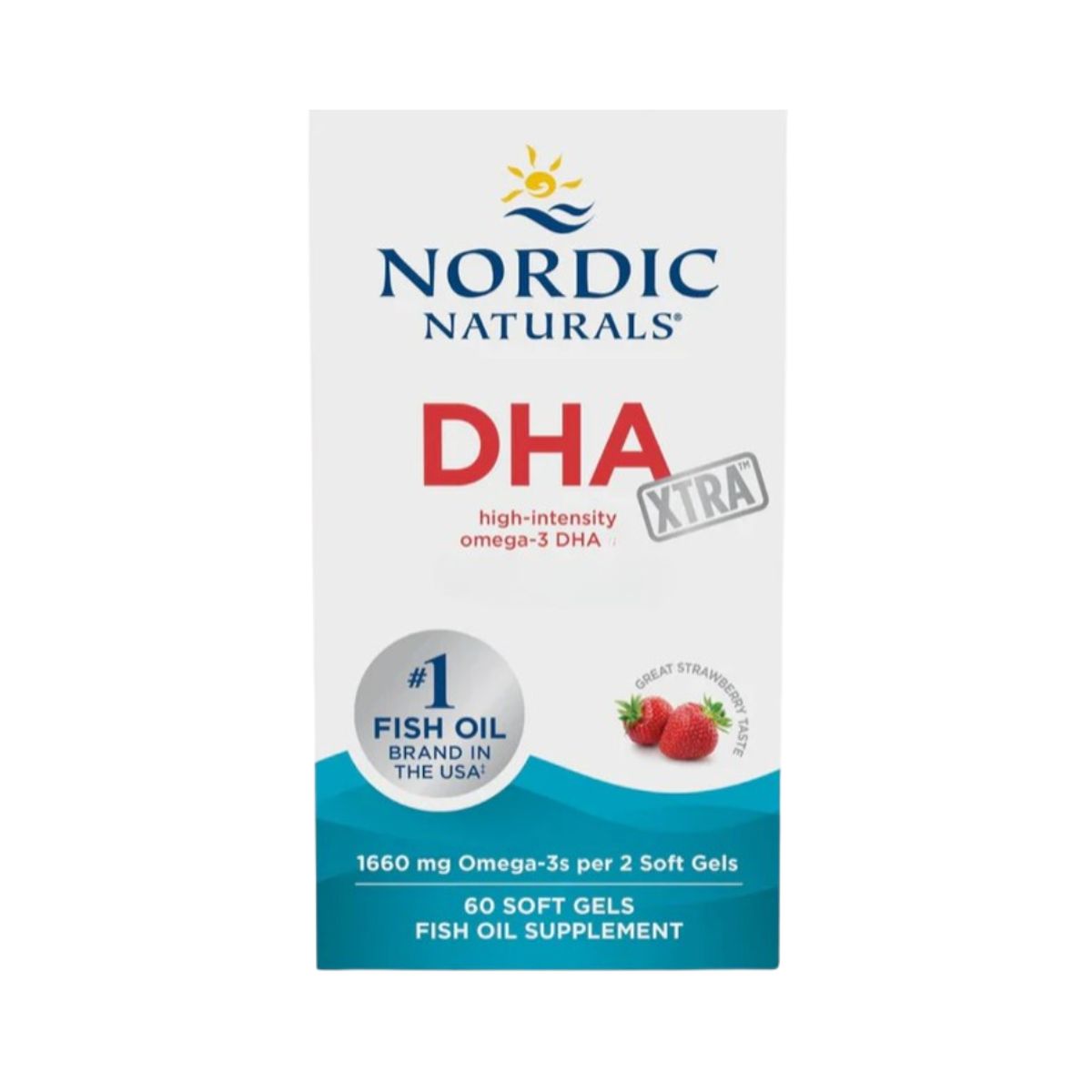 ORTOMOLECULAR - DHA XTRA 1660mg 60 Softgel Nordic Naturals