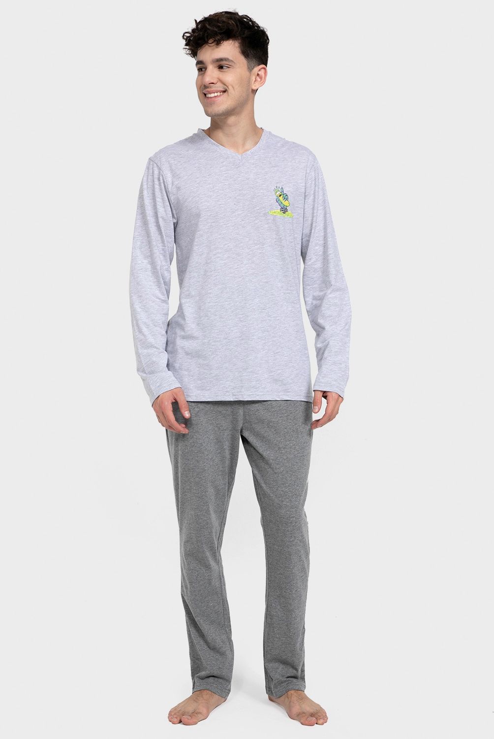 RICK_AND_MORTY - Pijama Algodón Largo Hombre