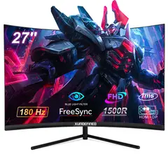 XUNDEFINED - Monitor Gamer 27 Curvo Fhd 180hz 1ms Bocina Hdmi