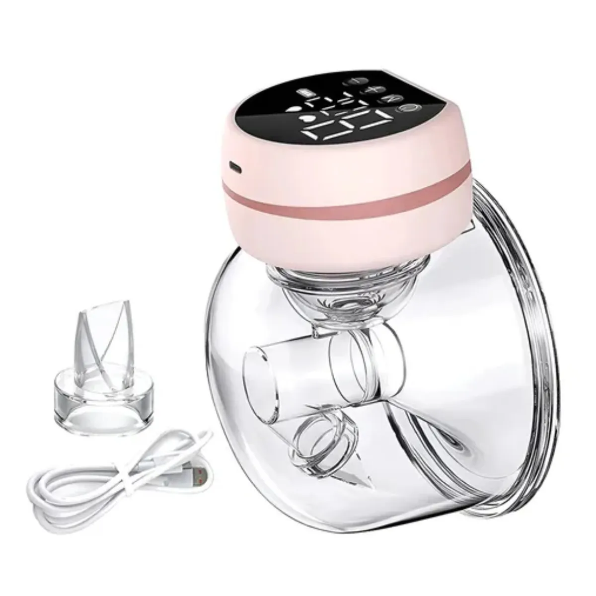 CRUSEC - Extractor De Leche Materna Portatil Electrico Silencioso