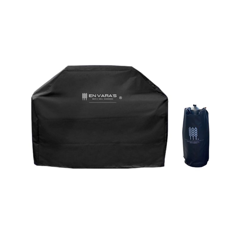 EN VARA'S MEATS & GRILL - Pack Funda Parrillera 2-3 Q + Funda Balón Gas 5kg En Varas