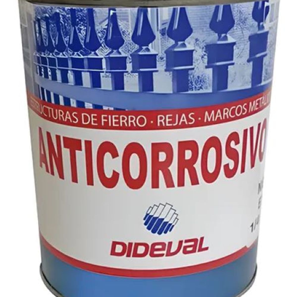 DIDEVAL - Pintura Anticorrosivo 14 De Galon Gris Extra