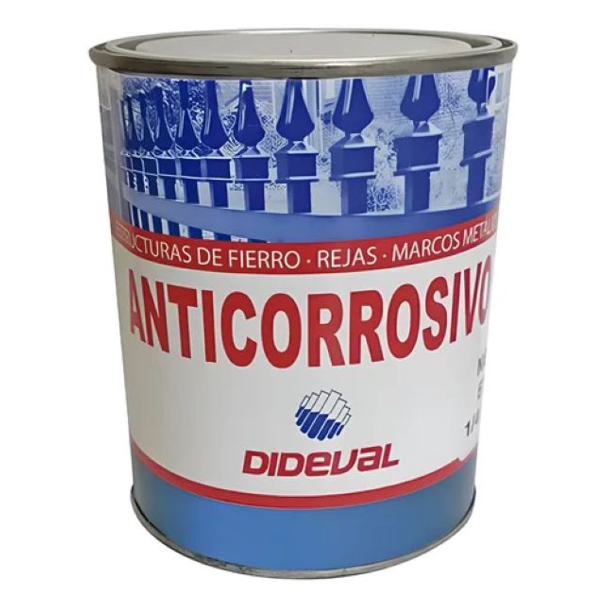 DIDEVAL - Pintura Anticorrosivo 14 De Galon Gris Extra