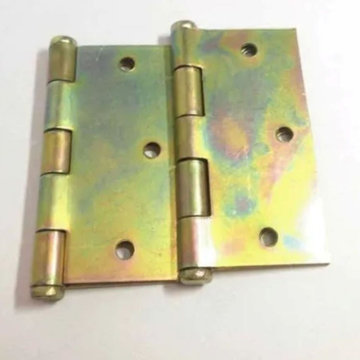 GENERICO - 2 Bisagra Galvanizada  2pcs 3 Pulgadas 12 Tornillos