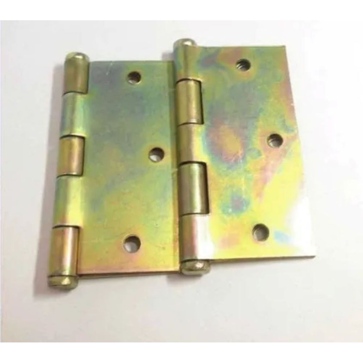 GENERICO - 2 Bisagra Galvanizada  2pcs 3 Pulgadas 12 Tornillos
