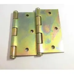 GENERICO - 2 Bisagra Galvanizada 2pcs 3 Pulgadas 12 Tornillos