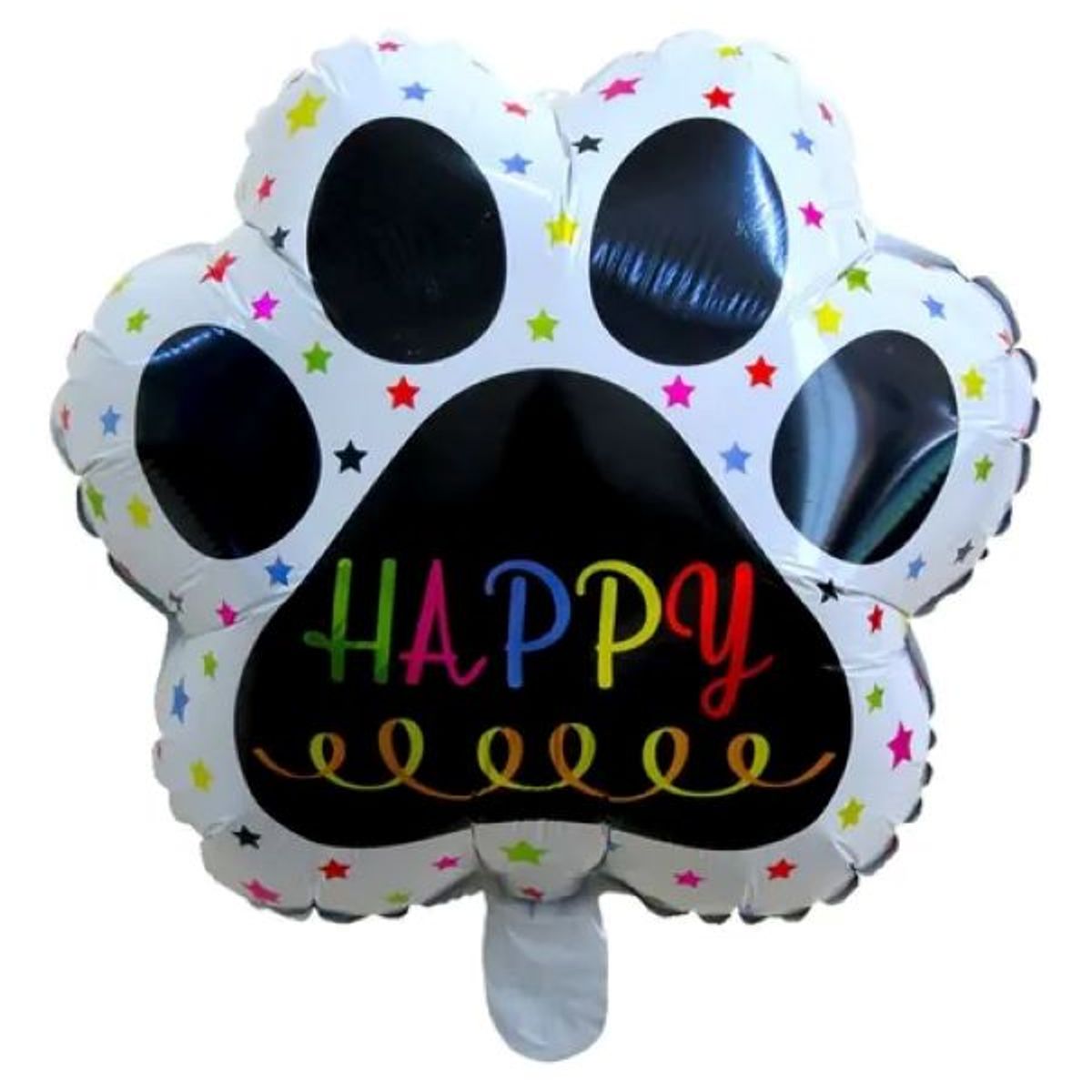 PARTYGLOBOS - Globo De Cumpleaños Para Mascota Modelo Patita Blanco