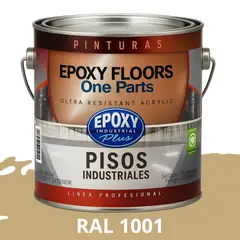 EPOXY - PINTURA ALTO TRANSITO - FLOORS - GALÓN RAL 1001