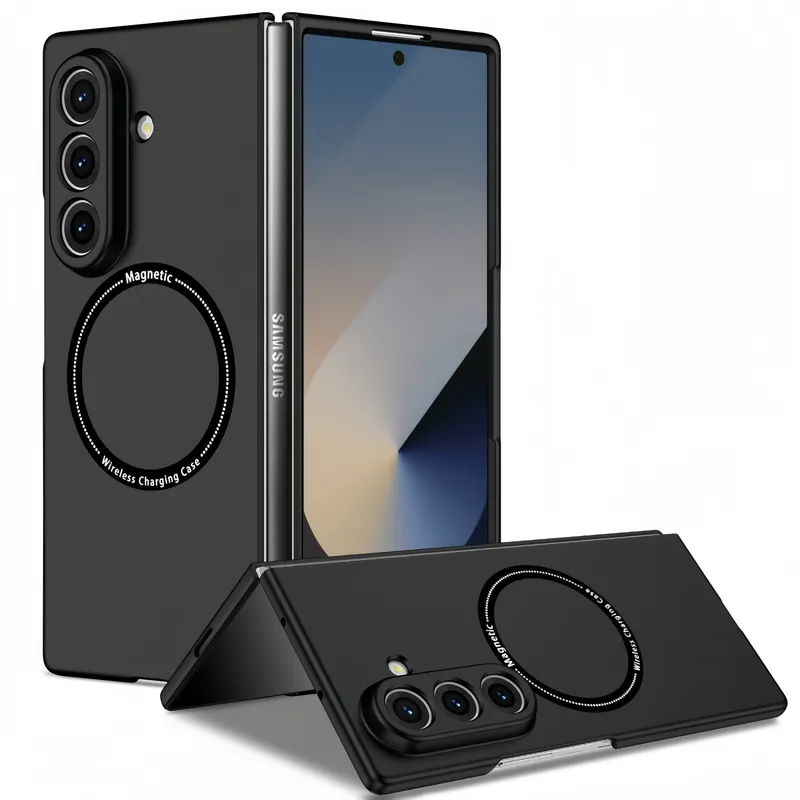RENVMEXY - Funda Magnética para Galaxy Z Fold 7 Compatible con Carga Inalámbrica