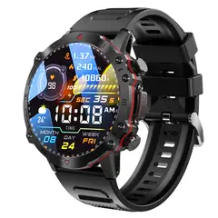BRO TOUMI - Watch D12 Reloj inteligente Bluetooth Sports SmartWatch-Negro