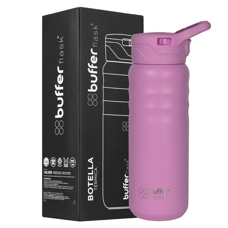 BUFFER FLASK - Termo Botella Termica Buffer 700ml Botella Agua - Fucsia