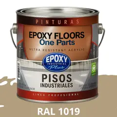 EPOXY - PINTURA ALTO TRANSITO - FLOORS - GALÓN RAL 1019