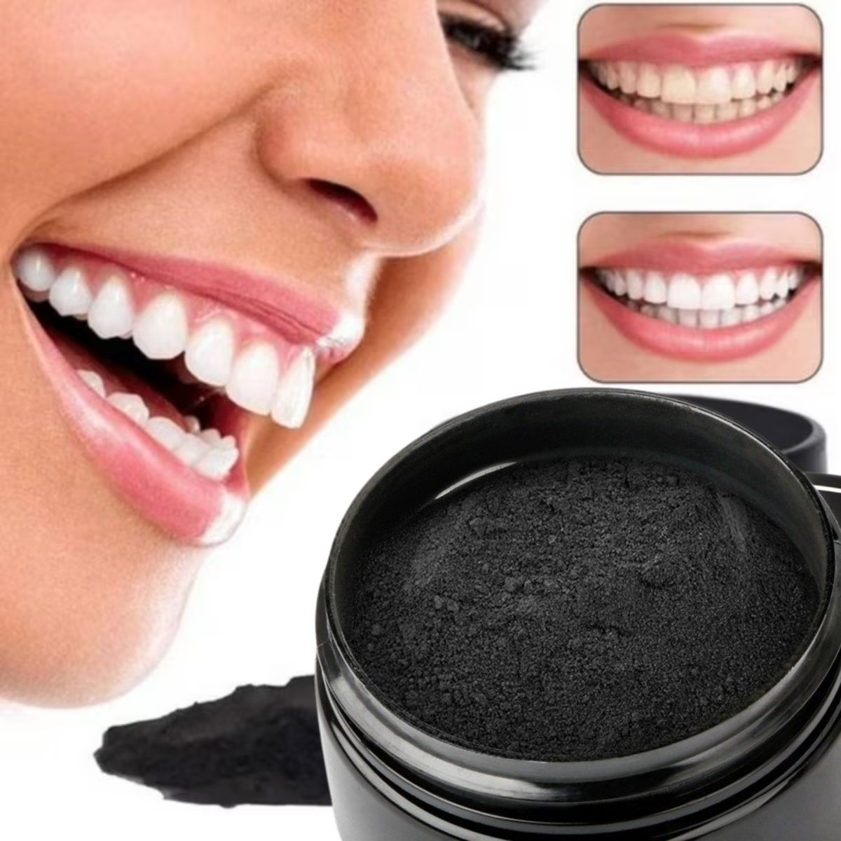MOVI - Blanqueador Dental Natural con Carbón - Sonríe con confianza